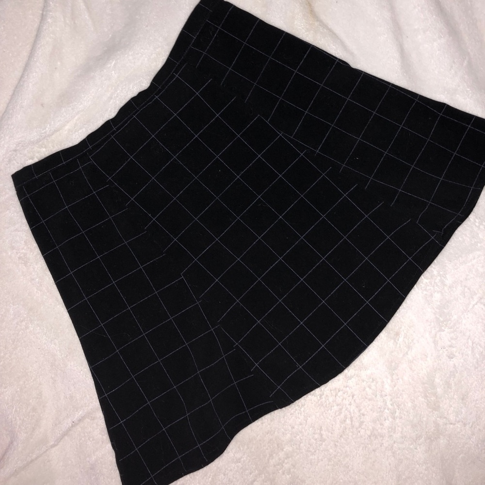 american apparel lulu grid skirt